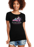 Sparklefarts Caricature Tee -Ladies Black