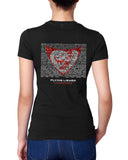 Ladies Lizard Anniversary V-Neck Tee
