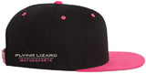FLAT BILL SNAPBACK HAT in HOT PINK