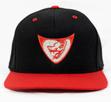 Black/Red Flexfit Snapback